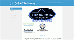 Desktop Screenshot of apepecontracting.com