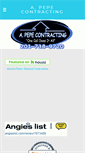Mobile Screenshot of apepecontracting.com